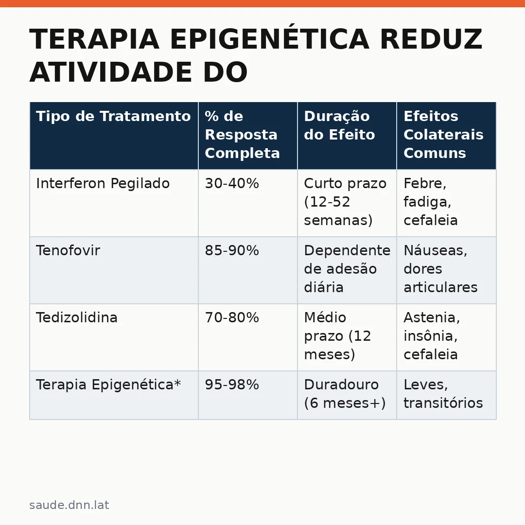 Infográfico - Terapia Epigenética Reduz Atividade do Vírus da Hepatite B: Avanço Promissor para Milhões no Brasil