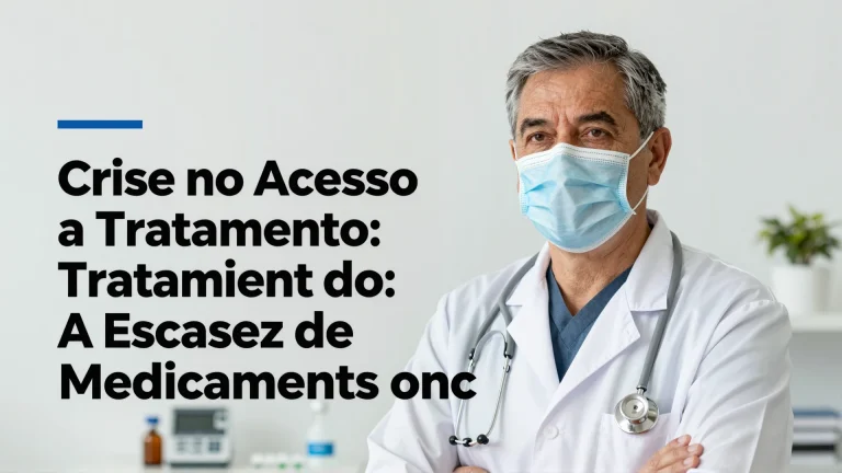 Crise no Acesso a Tratamento: A Escassez de Medicamentos Oncológicos EUA Afeta Pacientes