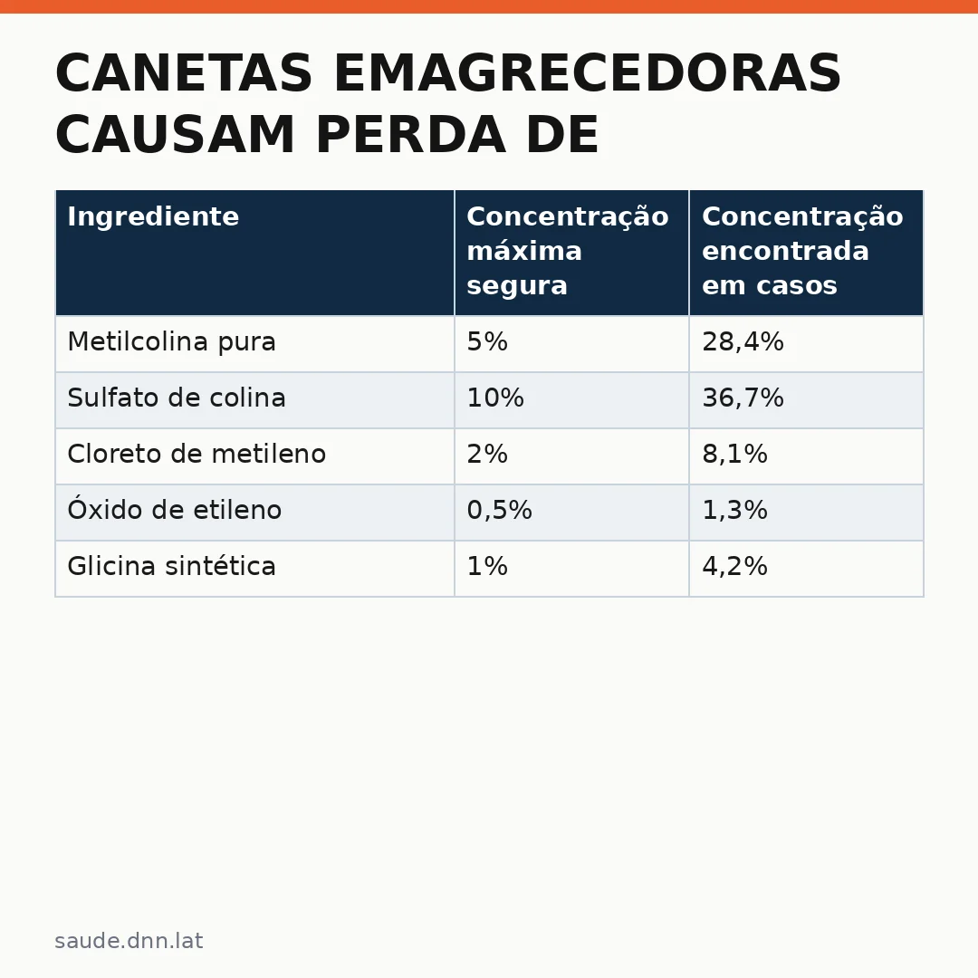Infográfico - Canetas emagrecedoras causam perda de visão? Anvisa investiga casos