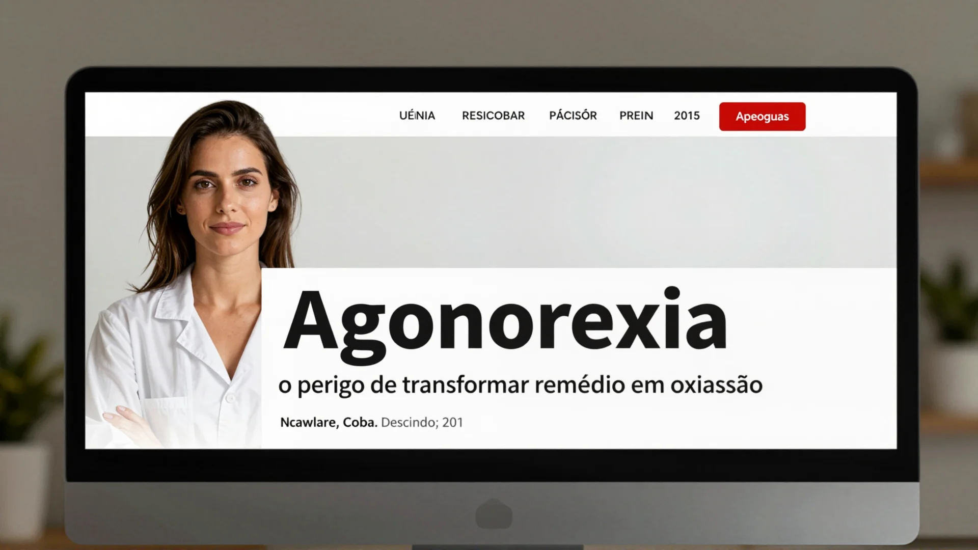 Agonorexia: o perigo de transformar remédio em obsessão