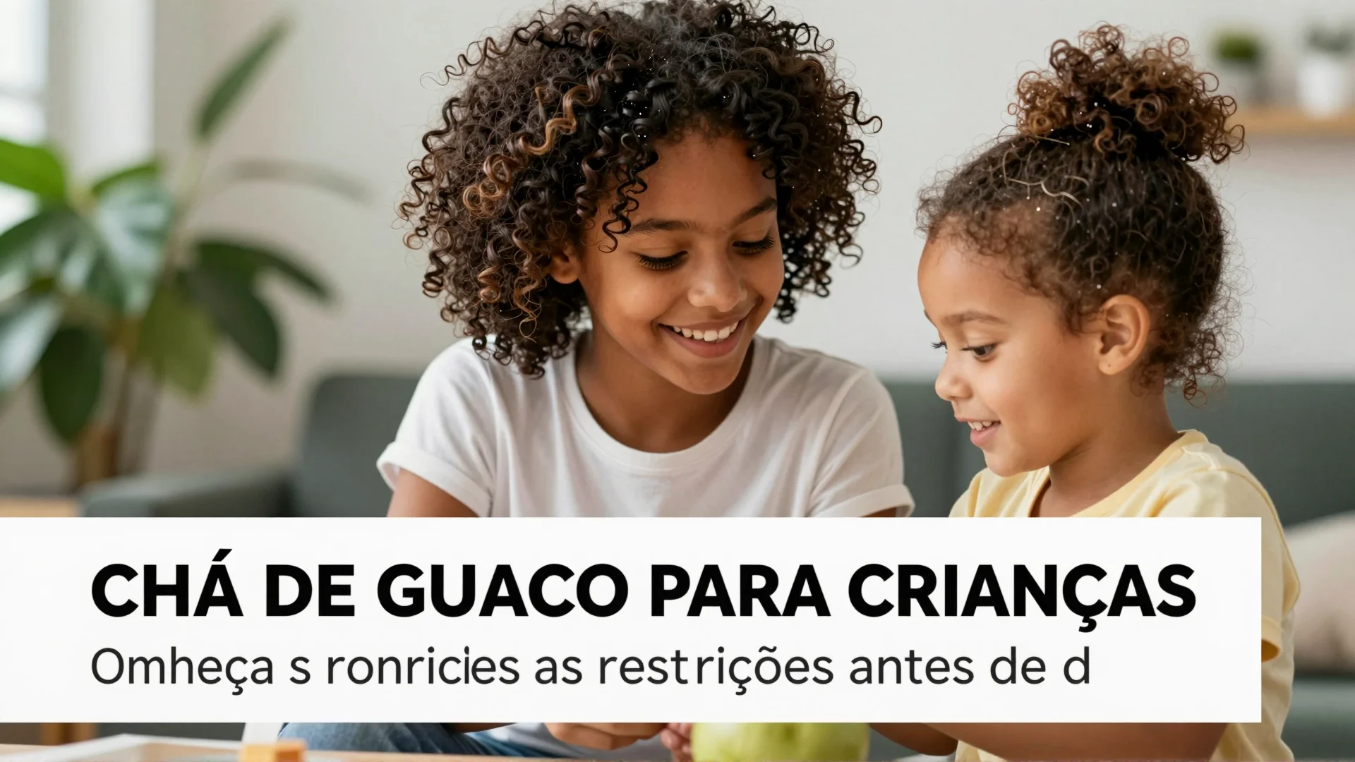 Chá de guaco para crianças: conheça as restrições antes de dar ao seu filho