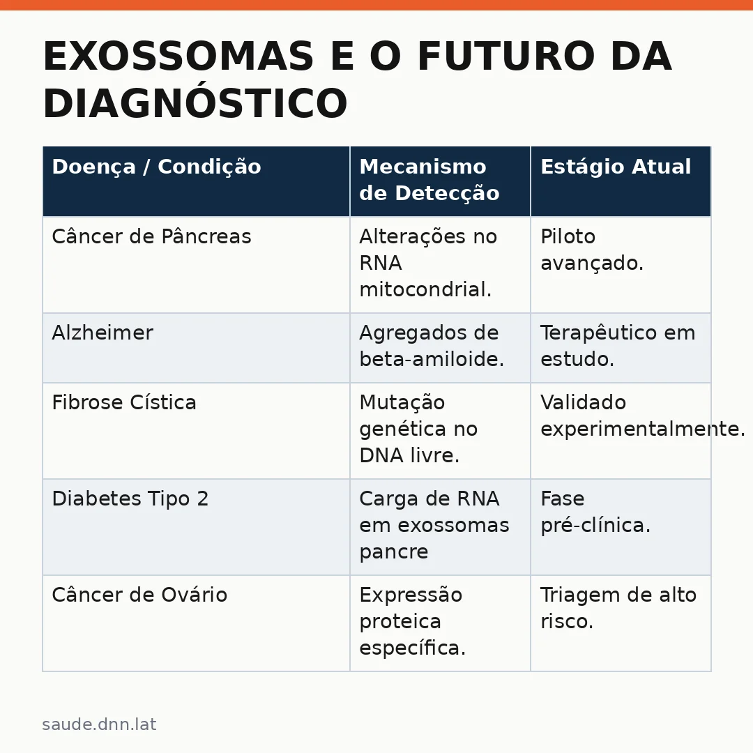 Infográfico - Exossomas e o Futuro da Diagnóstico Precoce: O Que São Essas Microbolhas de Sinalização Biológica?