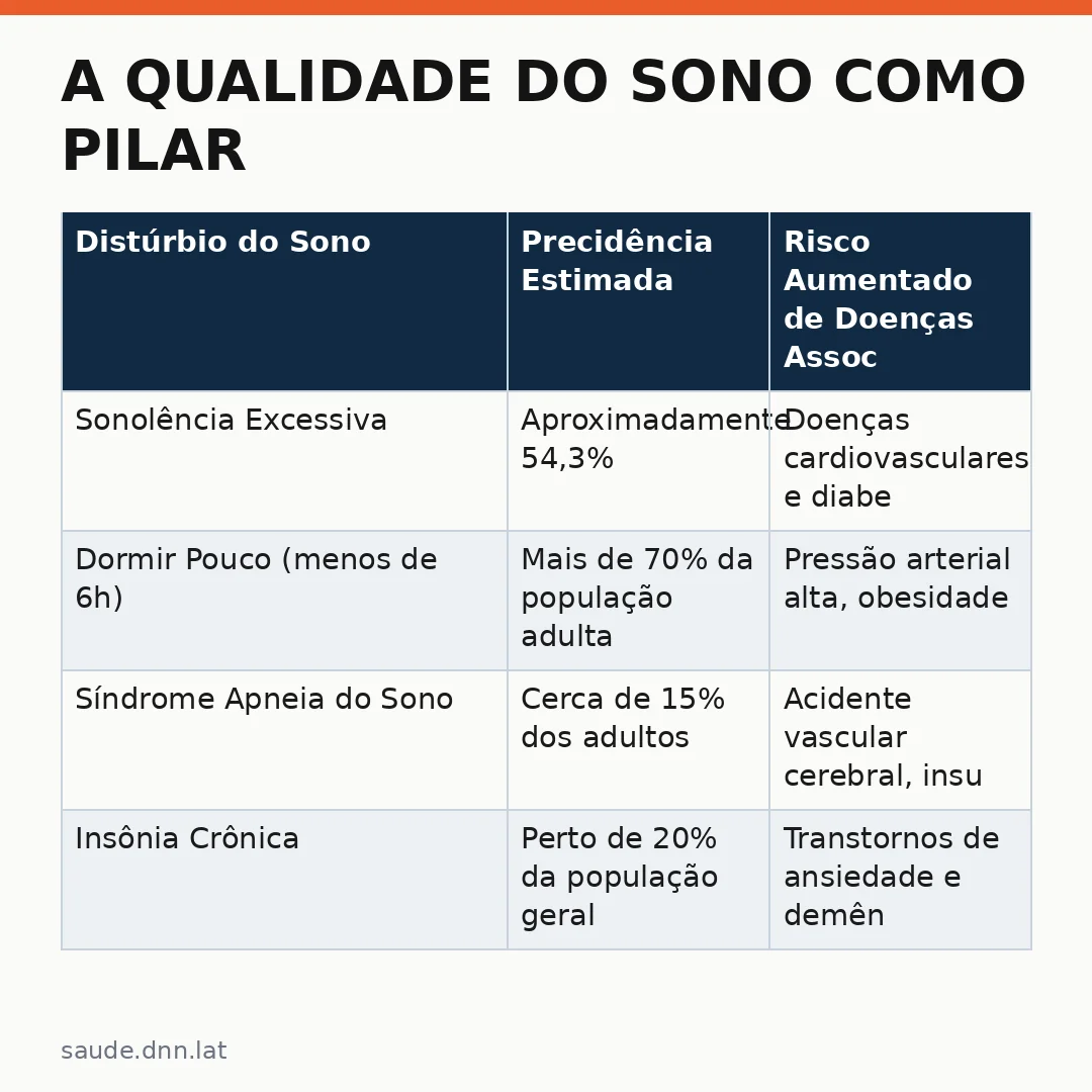 Infográfico - A Qualidade do Sono como Pilar da Saúde: Mais Que Descanso, É Prevenção de Doenças