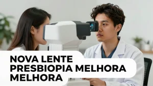 Nova lente presbiopia melhora: tecnologia que protege quem passa o dia nas telas