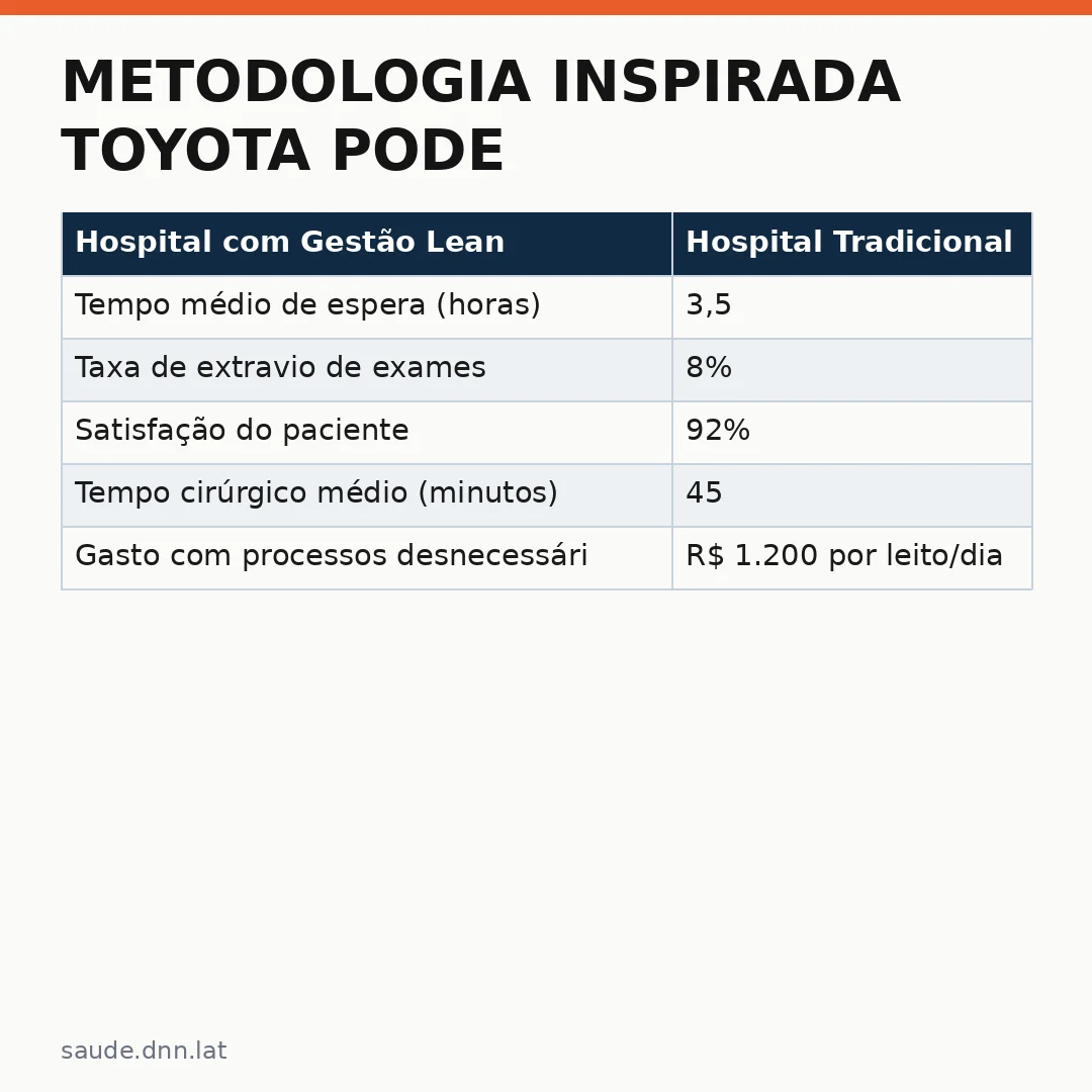 Infográfico - Metodologia inspirada Toyota pode revolucionar a gestão de hospitais do SUS no Brasil