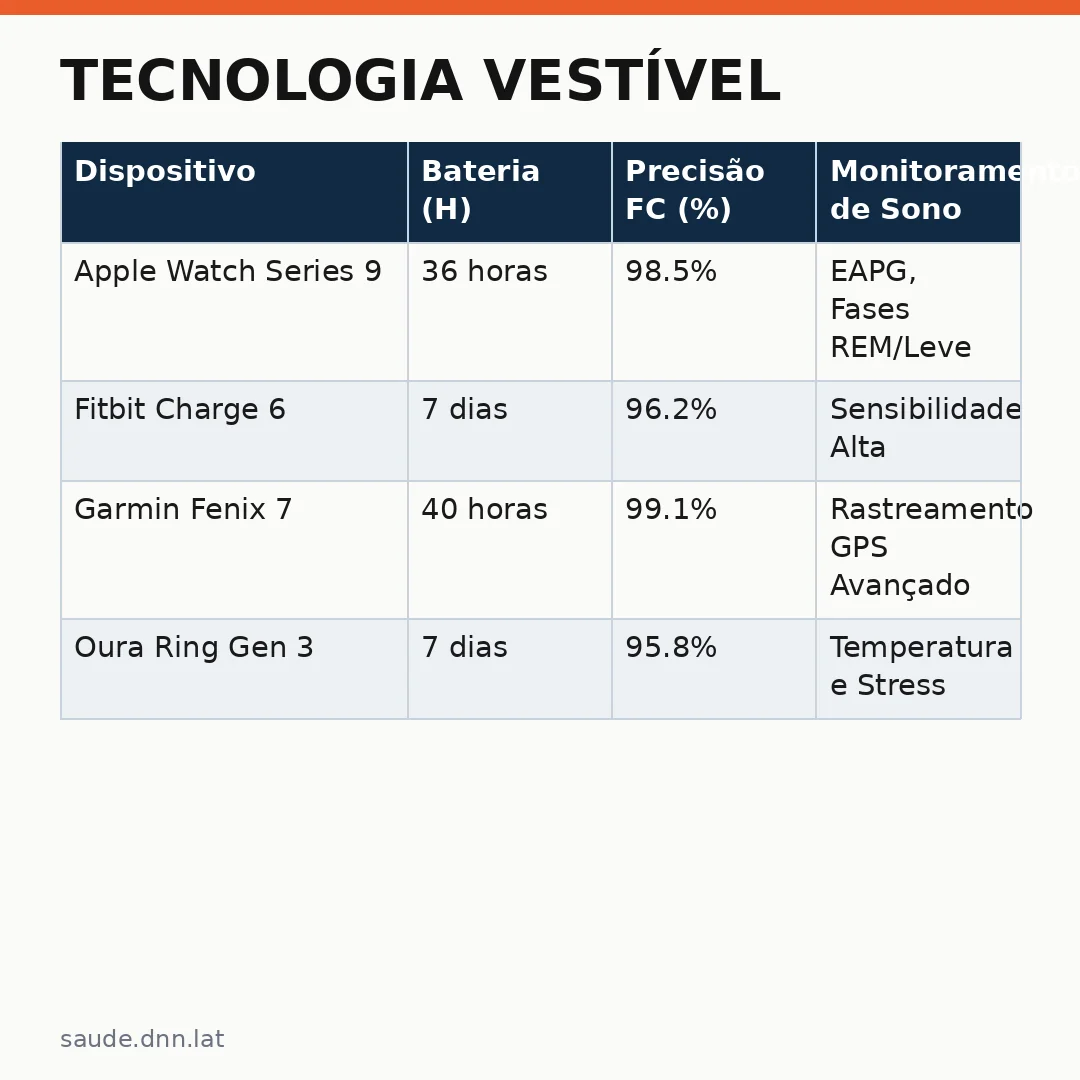 Infográfico - Tecnologia Vestível: O Novo Guardião da Sua Vida