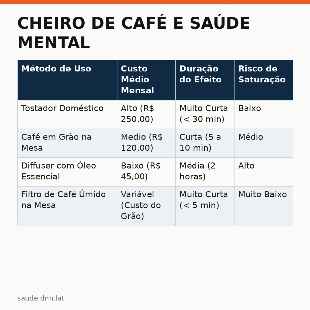 Infográfico - Cheiro de Café e Saúde Mental no Escritório