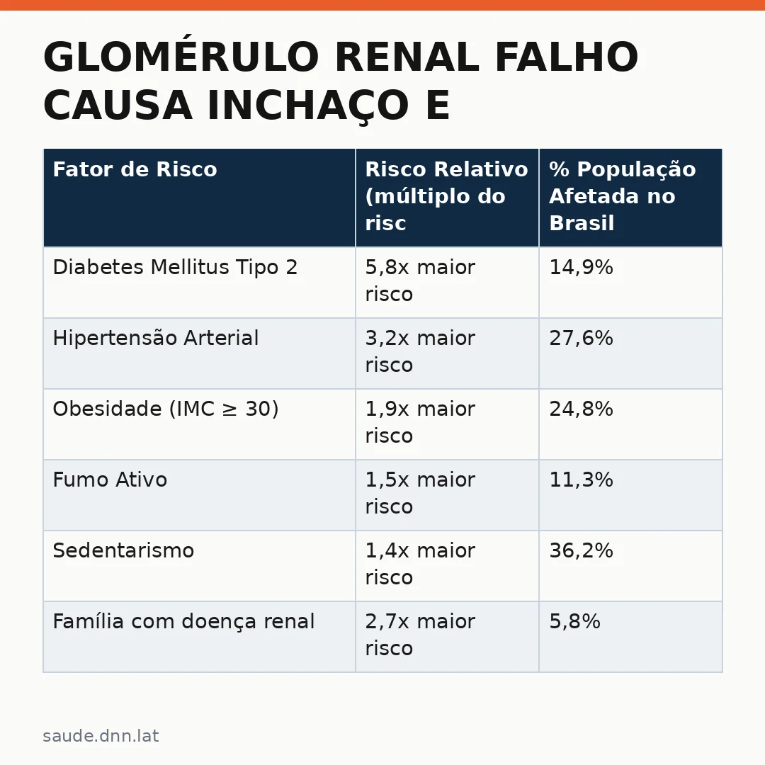 Infográfico - Glomérulo Renal Falho Causa Inchaço e Hipertensão: Entenda o Órgão que Filtra seu Sangue