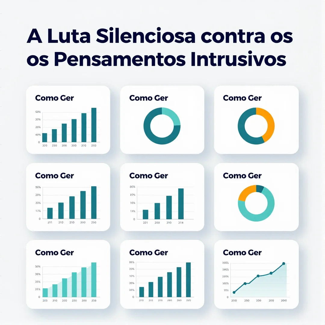 Infográfico - A Luta Silenciosa contra os Pensamentos Intrusivos: Como Gerenciar essa Condição Mental