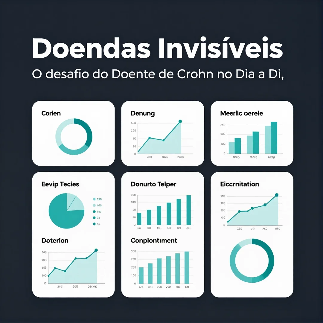 Infográfico - Doenças Invisíveis: O Desafio do Doente de Crohn no Dia a Dia