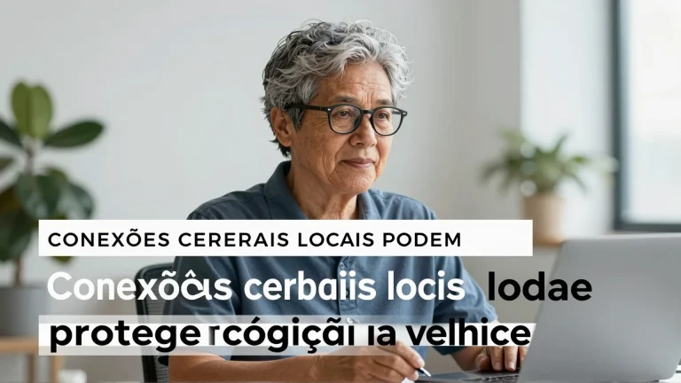 Conexões cerebrais locais podem proteger cognição na velhice: estratégias para manter a mente viva