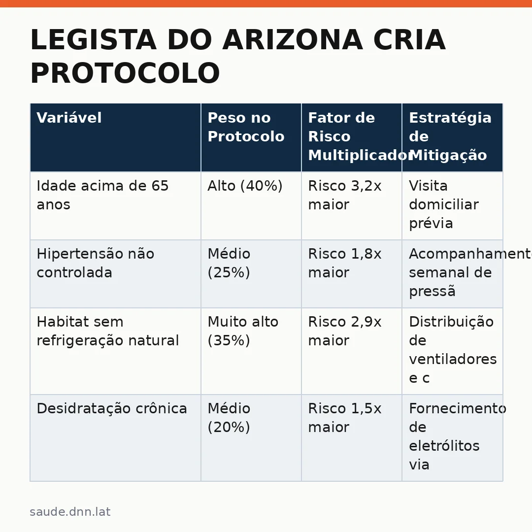 Infográfico - Legista do Arizona cria protocolo inovador para rastrear mortes por calor durante ondas de calor extremo