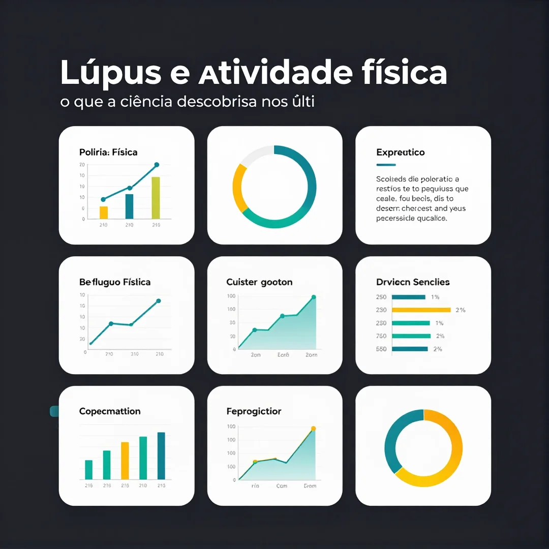 Infográfico - Lúpus e atividade física: o que a ciência descobriu nos últimos 20 anos