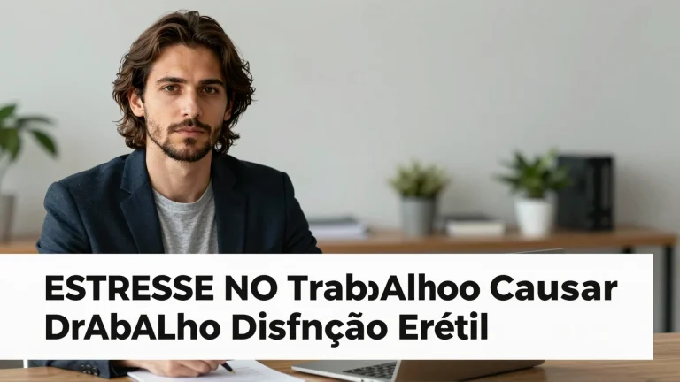 Estresse no Trabalho Pode Causar Disfunção Erétil: Por Que Homens Jovens Precisam Ficar Atentos