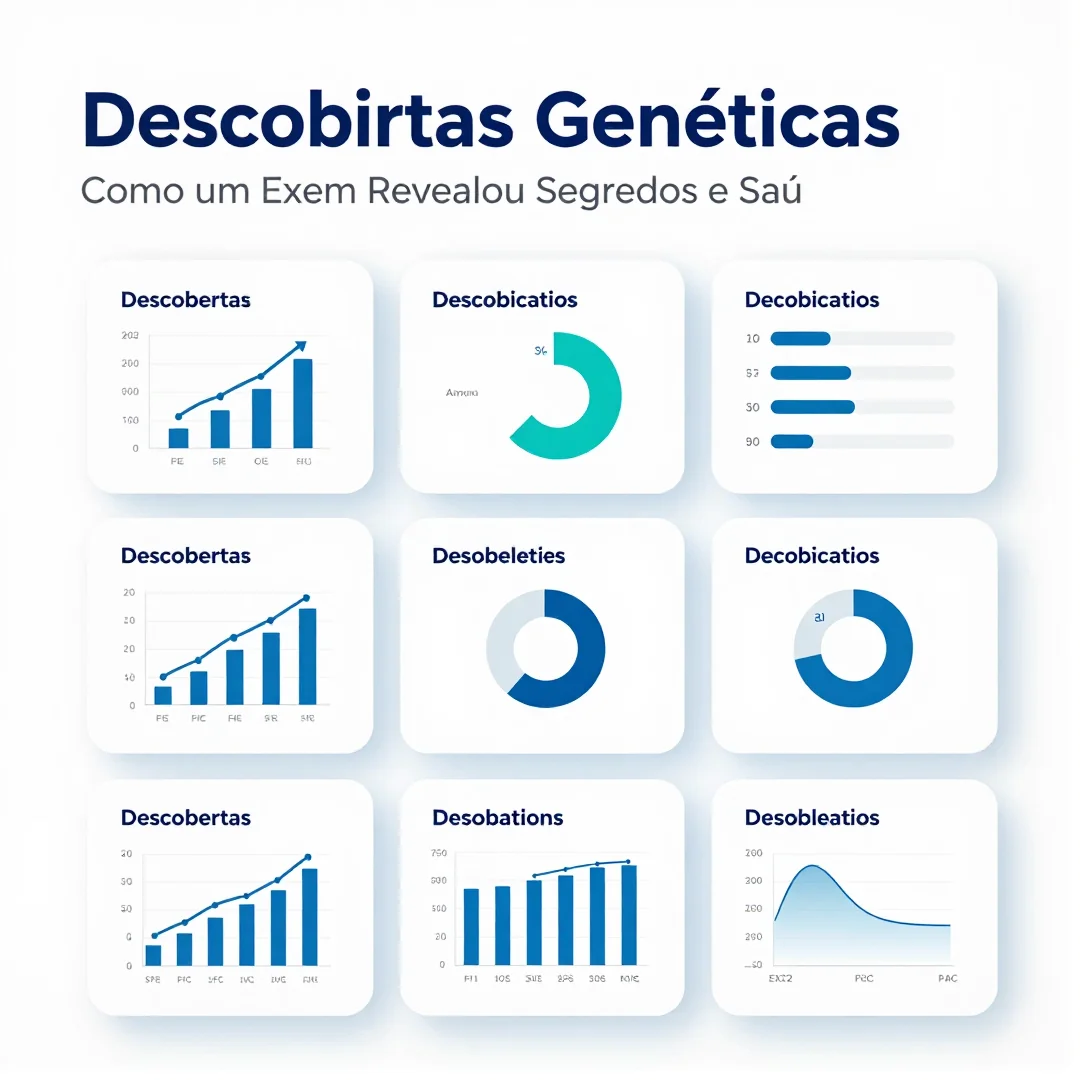 Infográfico - Descobertas Genéticas: Como um Exame Revealou Segredos e Saúde a Homens na Quarta Idade