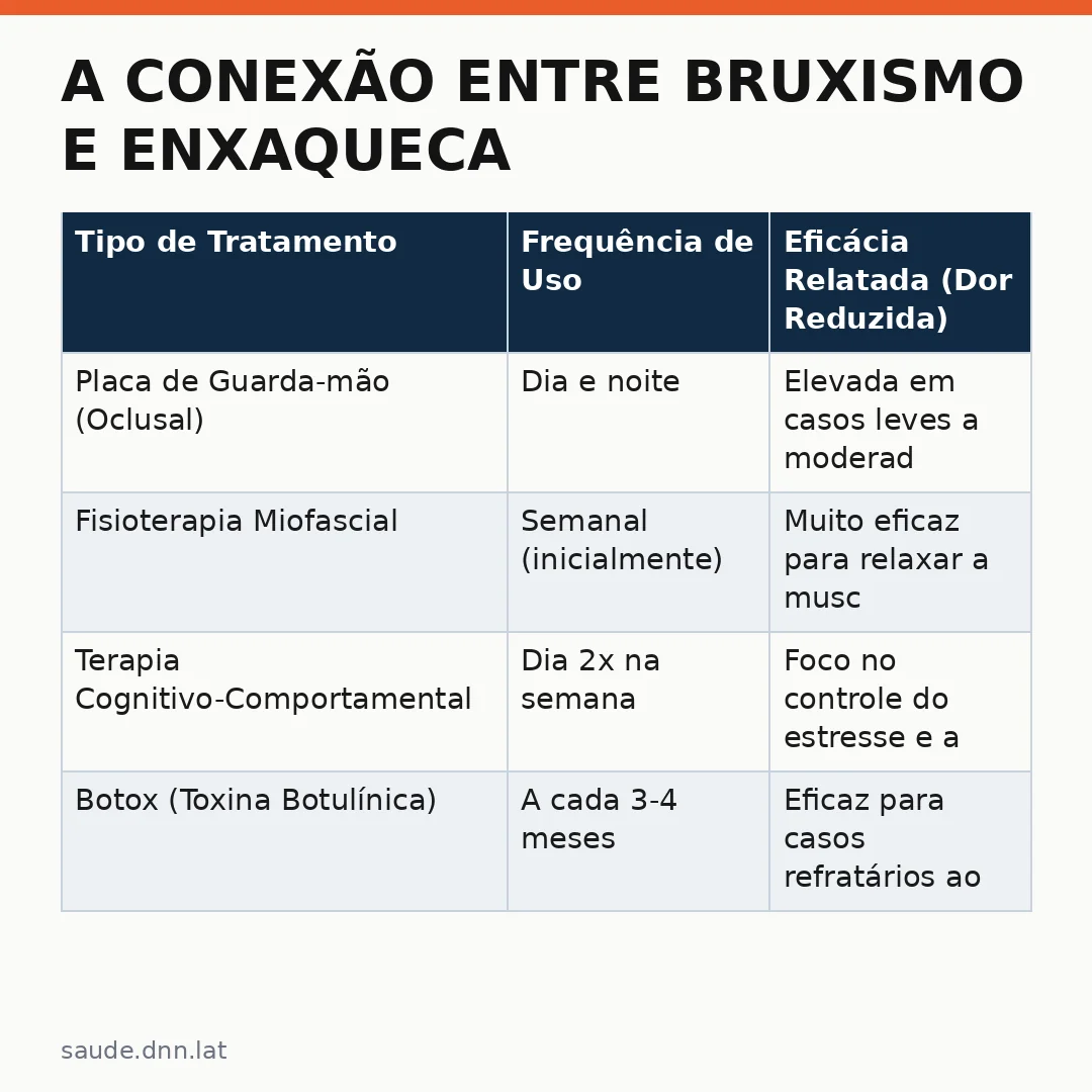 Infográfico - A Conexão entre Bruxismo e Enxaqueca: Por Que Apertar Dentes Pode Causar Dor?