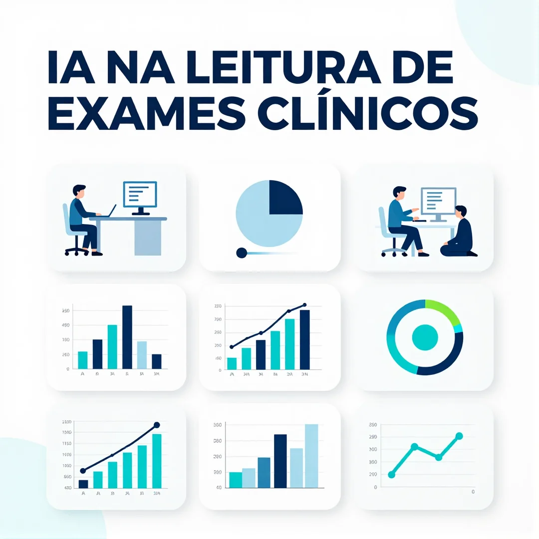 Infográfico - IA na leitura de exames clínicos: promessa para o diagnóstico precoce ou risco à confiança médica?