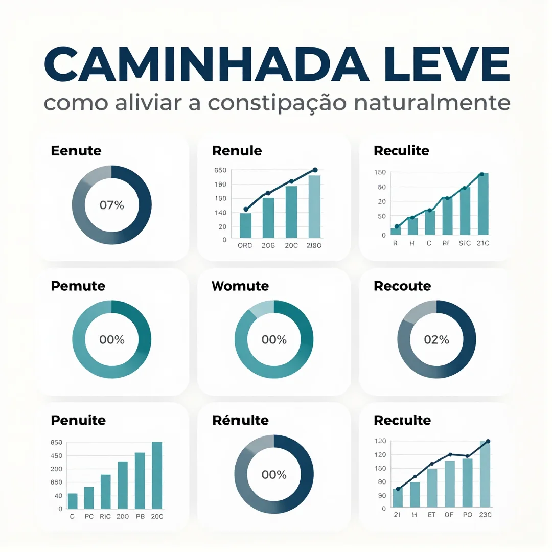 Infográfico - Caminhada leve: como aliviar a constipação naturalmente