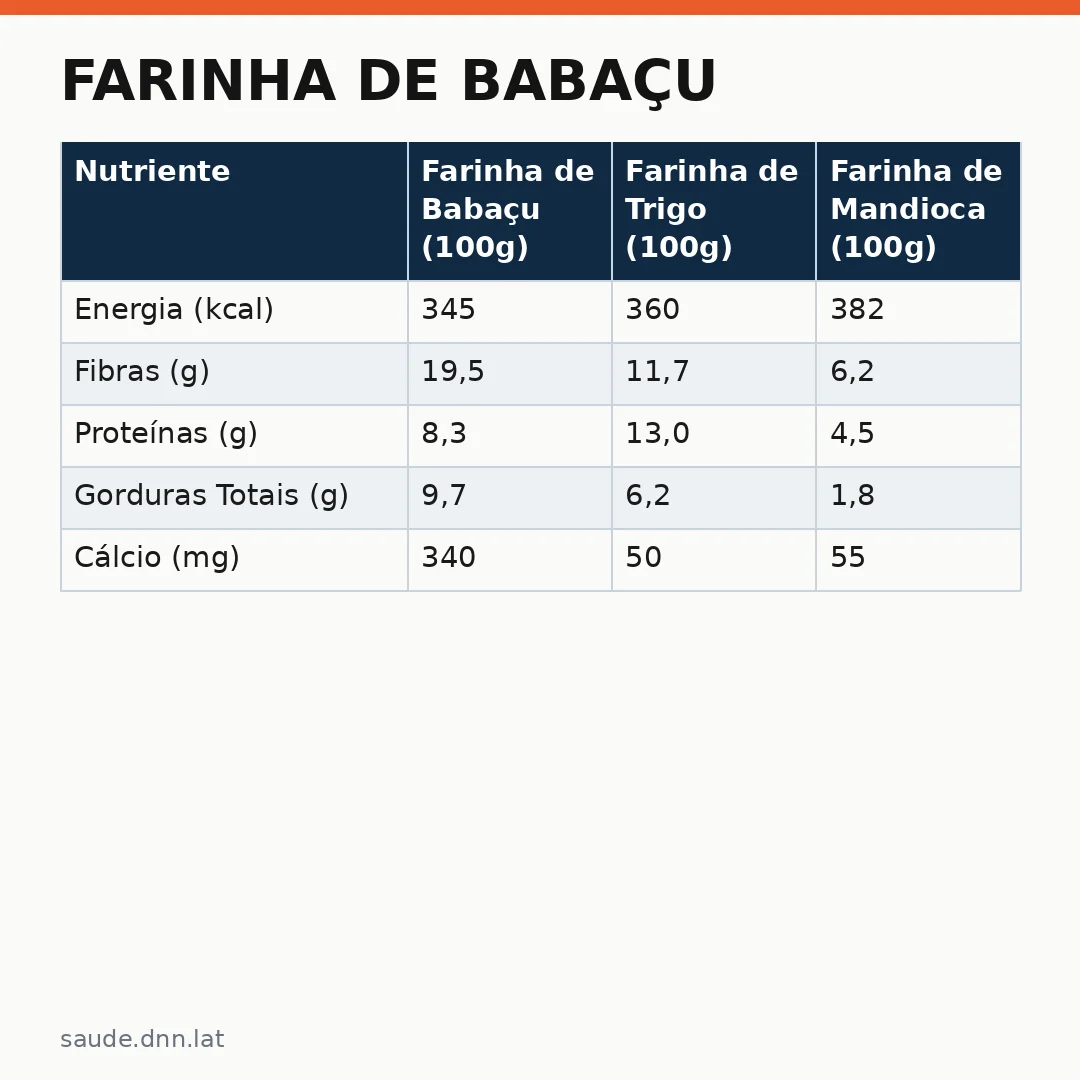 Infográfico - Farinha de babaçu: como incluir na dieta e quais os benefícios