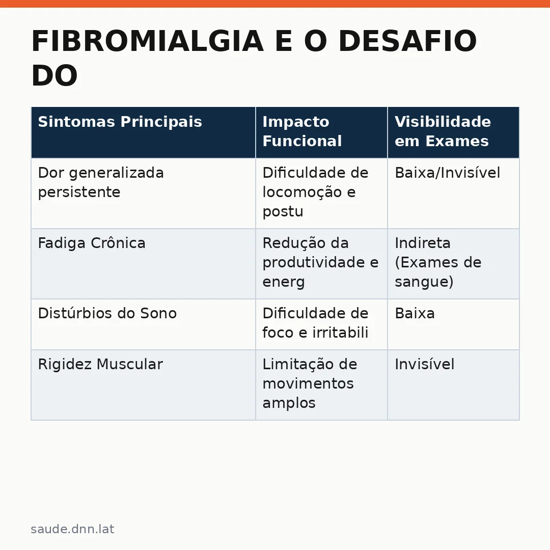 Infográfico - Fibromialgia e o Desafio do Reconhecimento como Deficiência no Brasil