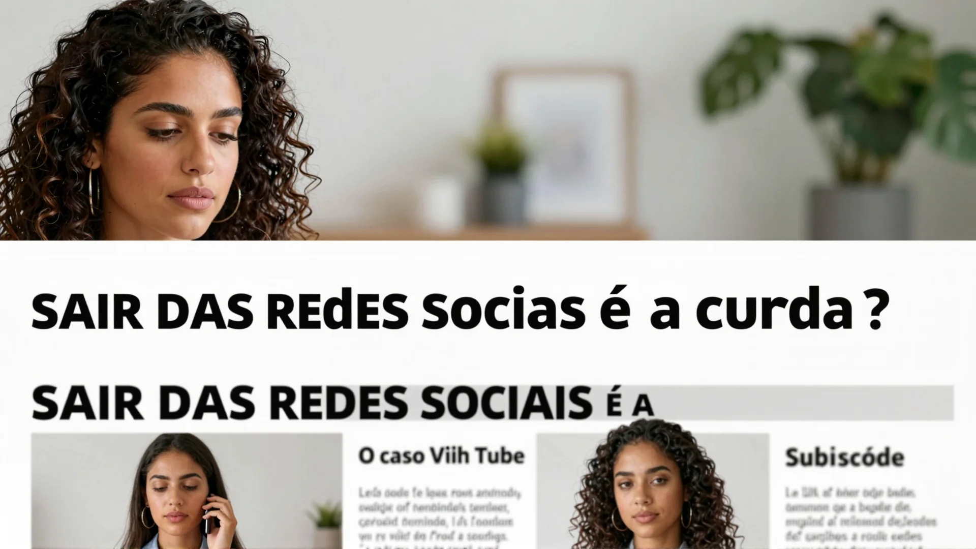 Sair das redes sociais é a cura? O caso Viih Tube e a saúde mental