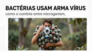 Bactérias usam arma vírus: como o combate entre microrganismos molda nossa saúde