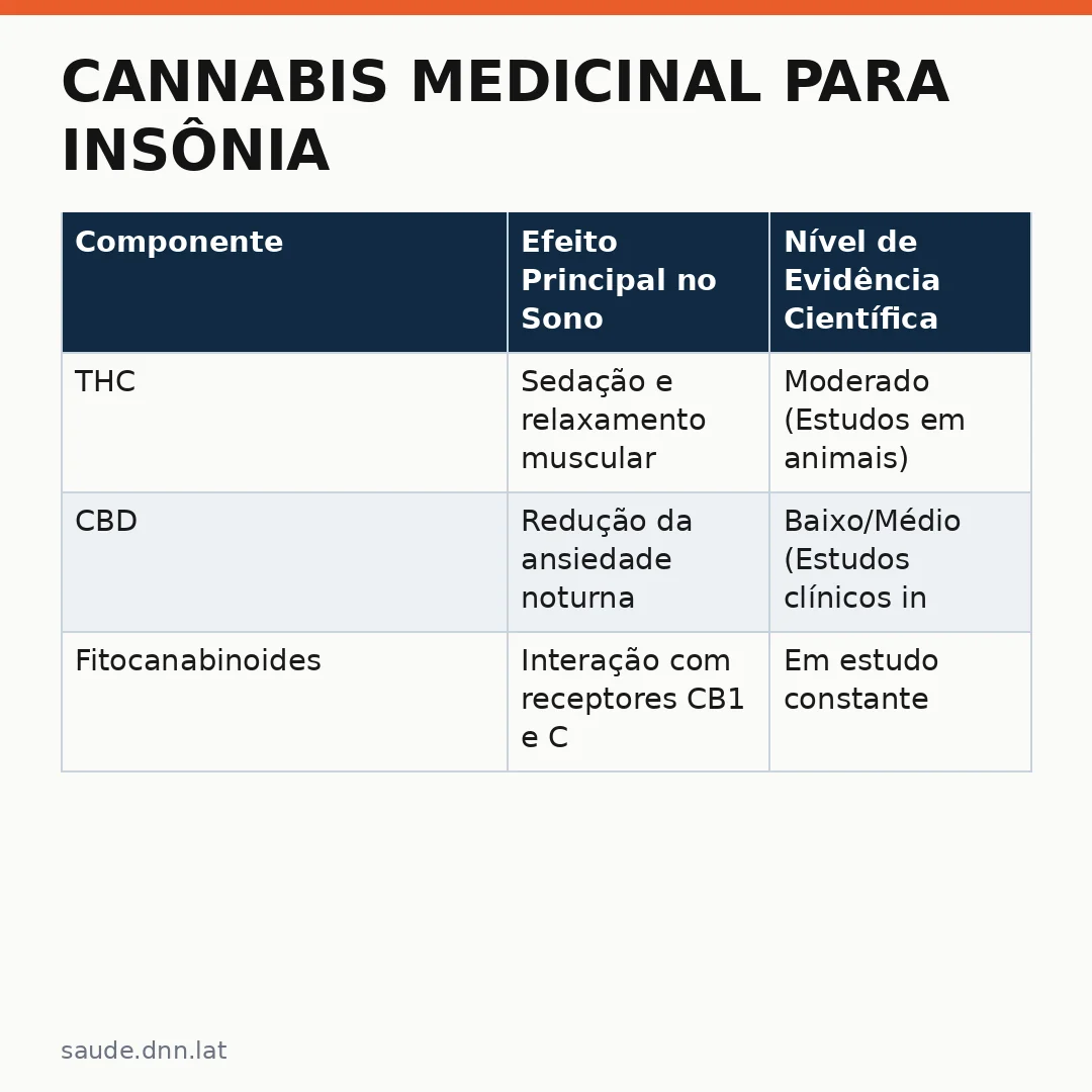 Infográfico - Cannabis Medicinal para Insônia: Por que estudos ainda não comprovam sua eficácia no tratamento do sono