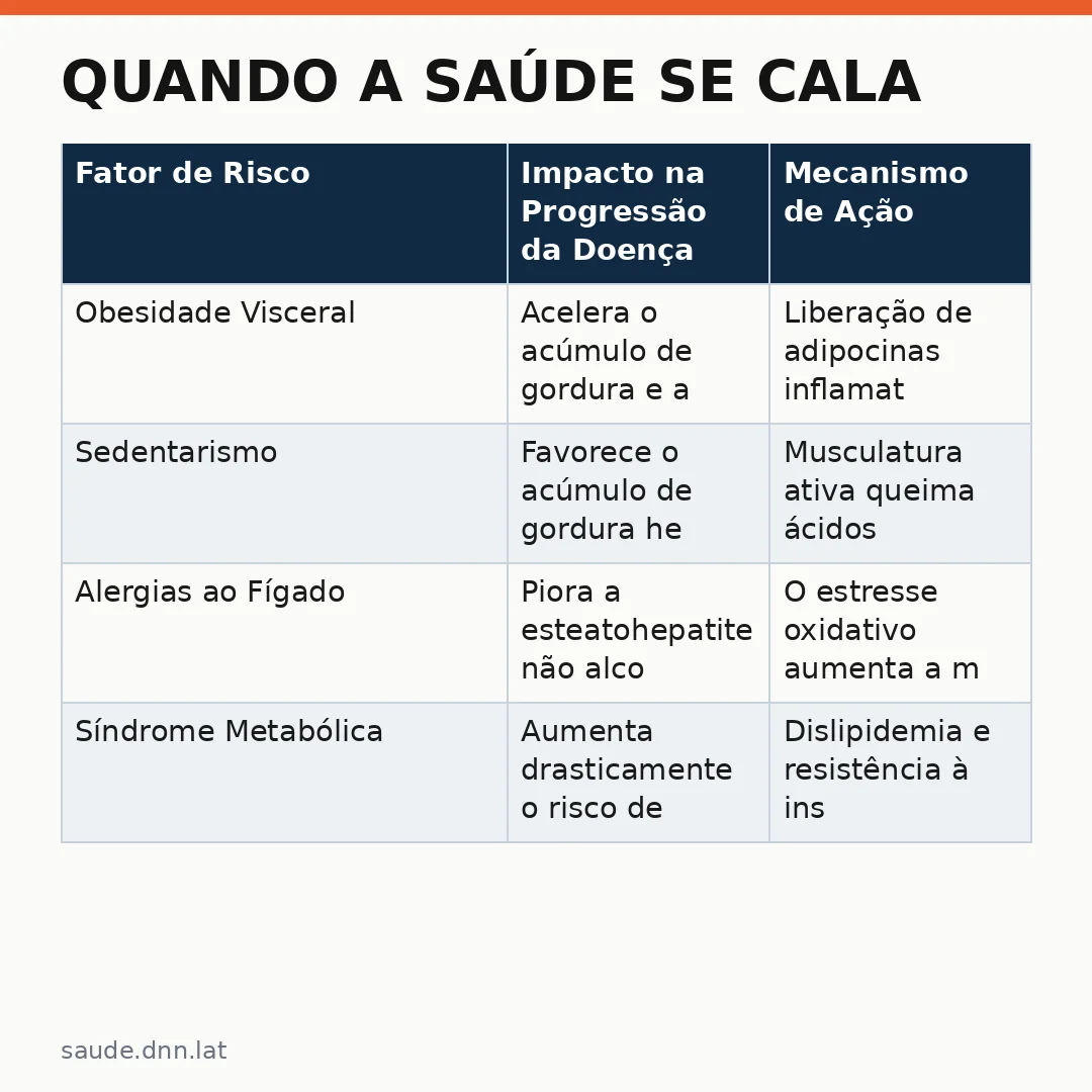Infográfico - Quando a saúde se cala: por que o rastreio da gordura no fígado é urgente