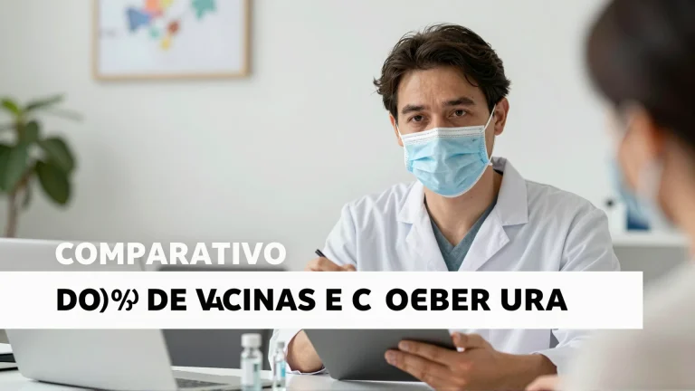 Comparativo de vacinas e cobertura no Brasil