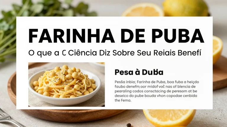 Farinha de Puba: O Que a Ciência Diz Sobre Seus Reais Benefícios à Saúde