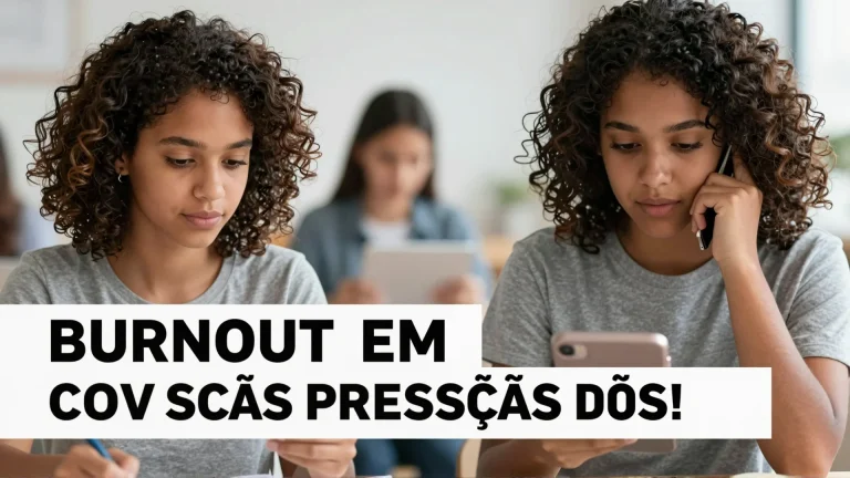Burnout em jovens cresce pressão das redes sociais; veja sinais de alerta imediatos