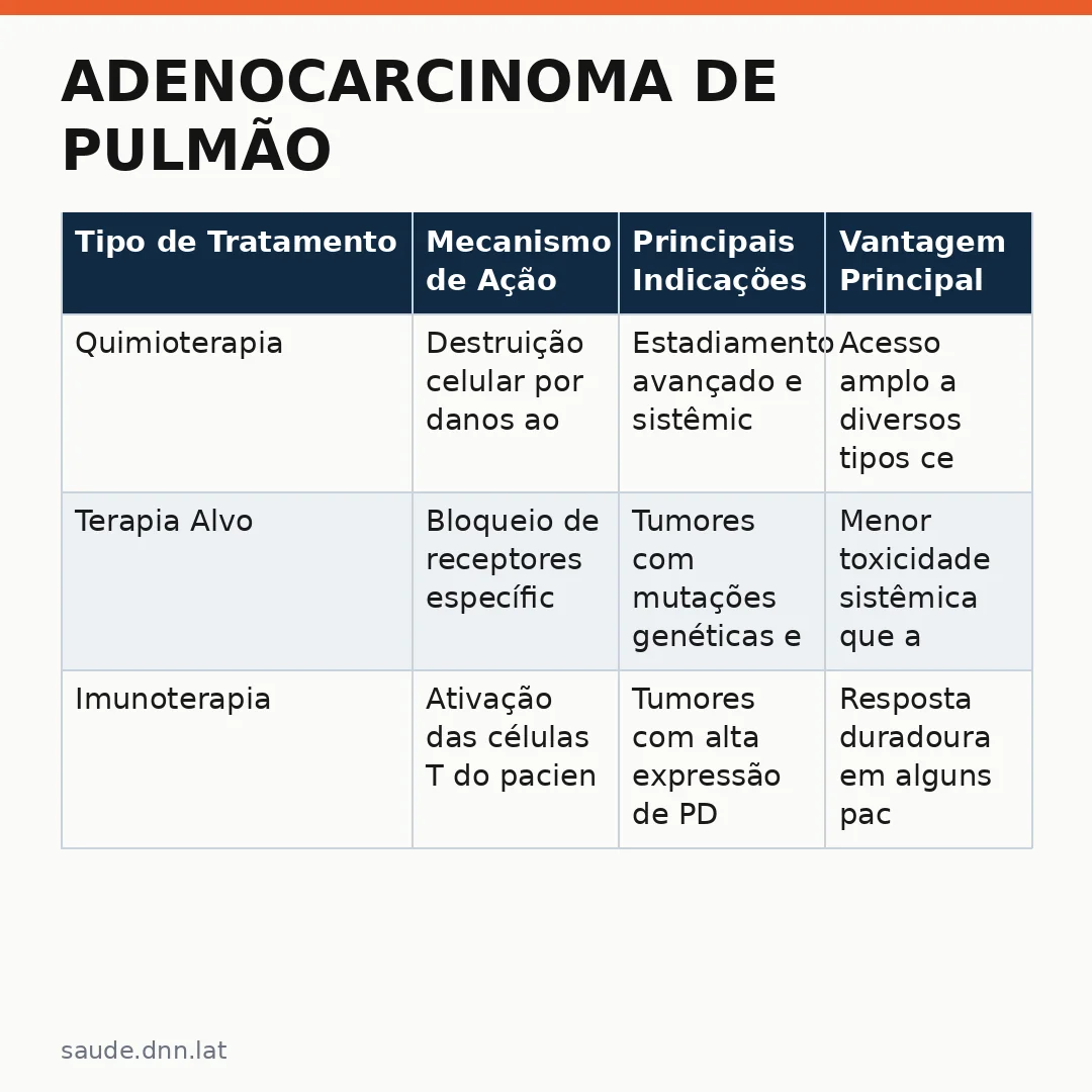 Infográfico - Adenocarcinoma de pulmão: entenda a gravidade da doença e as novas possibilidades no tratamento oncológico