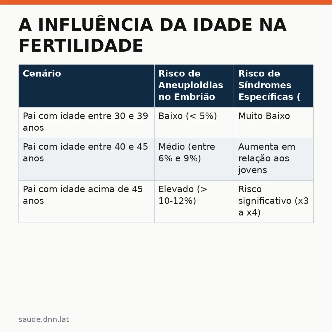 Infográfico - A Influência da Idade na Fertilidade Masculina